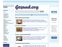 Tablet Screenshot of gesund.org