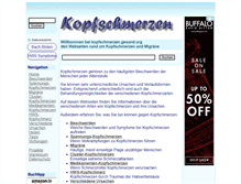 Tablet Screenshot of kopfschmerzen.gesund.org