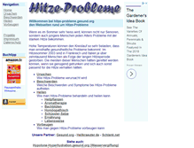 Tablet Screenshot of hitze-probleme.gesund.org